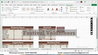 New Perspectives Excel 2019 | Module 12: SAM Project 1b Piedmont Riverfront Festival