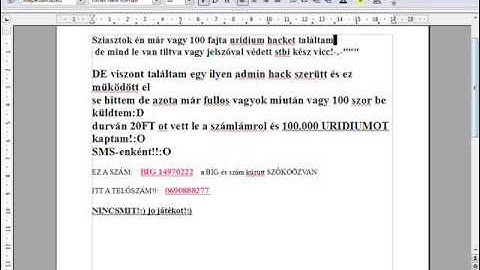 Dark Orbit URIDIUM HACK /SMS/ 100000% WORKING /REAL/