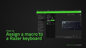 How to assign a macro to a Razer keyboard