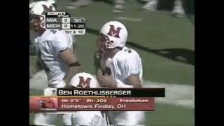 2001: Michigan 31 Miami University 13