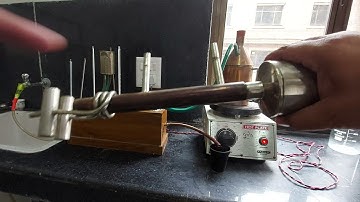 Thermal Conductivity Of A Good Conductor (Copper Rod) Using Searle