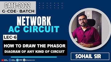 Lec 06 || HOW TO DRAW THE PHASOR  DIAGRAM OF ANY KIND OF CIRCUIT || Network Theory || G-CDE BATCH
