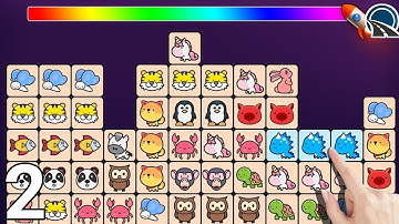 Connect The Animals Tlie Matching Puzzle Game | Animals Puzzle Challenge Gameplay | Tile Blocks