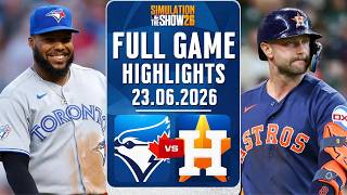 🔴LIVE🔴Toronto Blue Jays Vs Houston Astros Full Game Highlights June 23, 2026 Envivo MLB THE SHOW 26