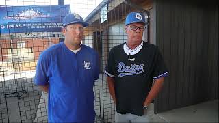 Dulins Dodgers coaches Tim Dulin and Chris Godwin