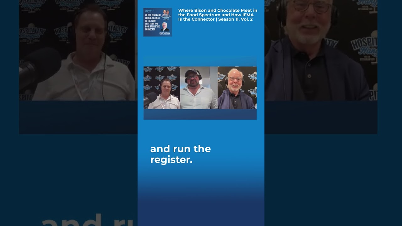 George McKerrow CEO of Ted's Montana Grill Live from IFMA #shorts #ceo #tech #hospitalityindustry