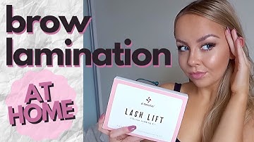 Easy DIY Brow Lamination at Home - for beginners