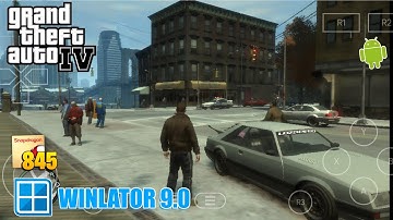 GTA IV Gameplay on Android Offline Winlator 9.0 Latest! Tested on POCO F1 Snapdragon 845 + Settings!