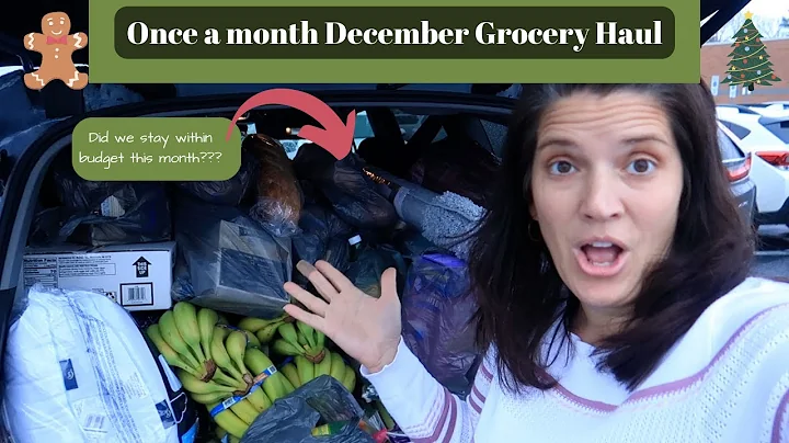 Come Once a Month Grocery Shopping with us | Did w...