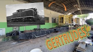 Estamos RESTAURANDO uma locomotiva! Vem conhecer a Gertrudes!!