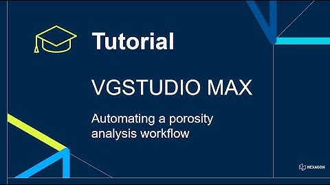 Porosity analysis with P203 - Automating a porosity analysis workflow