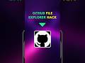 💻 GitHub File Explorer Hack #shorts #viralshorts #secrethacks #tech #github #coder