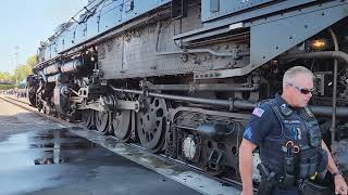 10/14/2024 Monday 11:00 - 11:30 Union Pacific Big Boy 4014 Prepares to Leave Muskogee, Oklahoma.