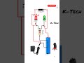 🔋 3.7V Battery Full & Low Indicator! Never Overcharge ⚡#electronic #circuitdiagram #shortsfeed