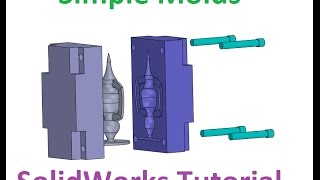 Modeling Simple Molds SolidWorks Tutorial Voice Narration