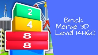 Brick Merge 3D Gameplay Level 141-160 screenshot 3