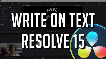 NEW Write on Text Effect | DaVinci Resolve 15 Tutorial