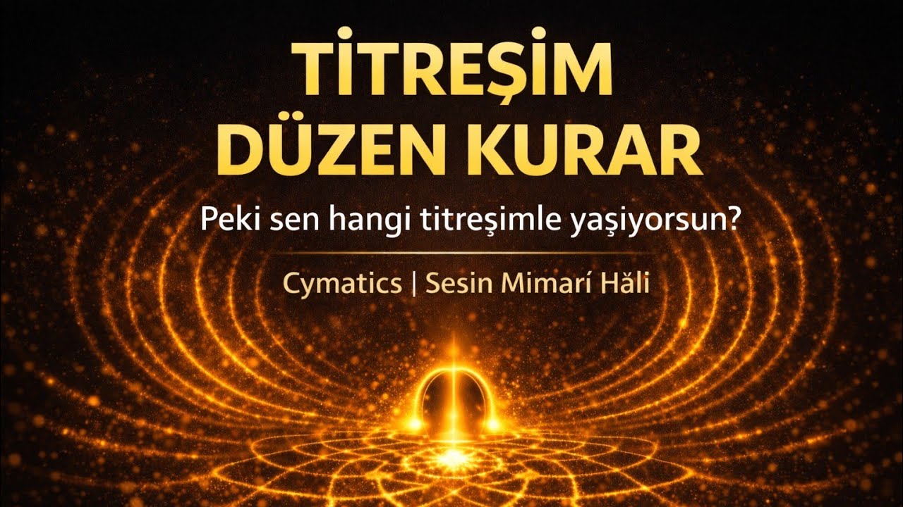 Cymatics: Ses Nasıl Şekle Dönüşür? | Titreşimin Düzen Kurduğu Yer