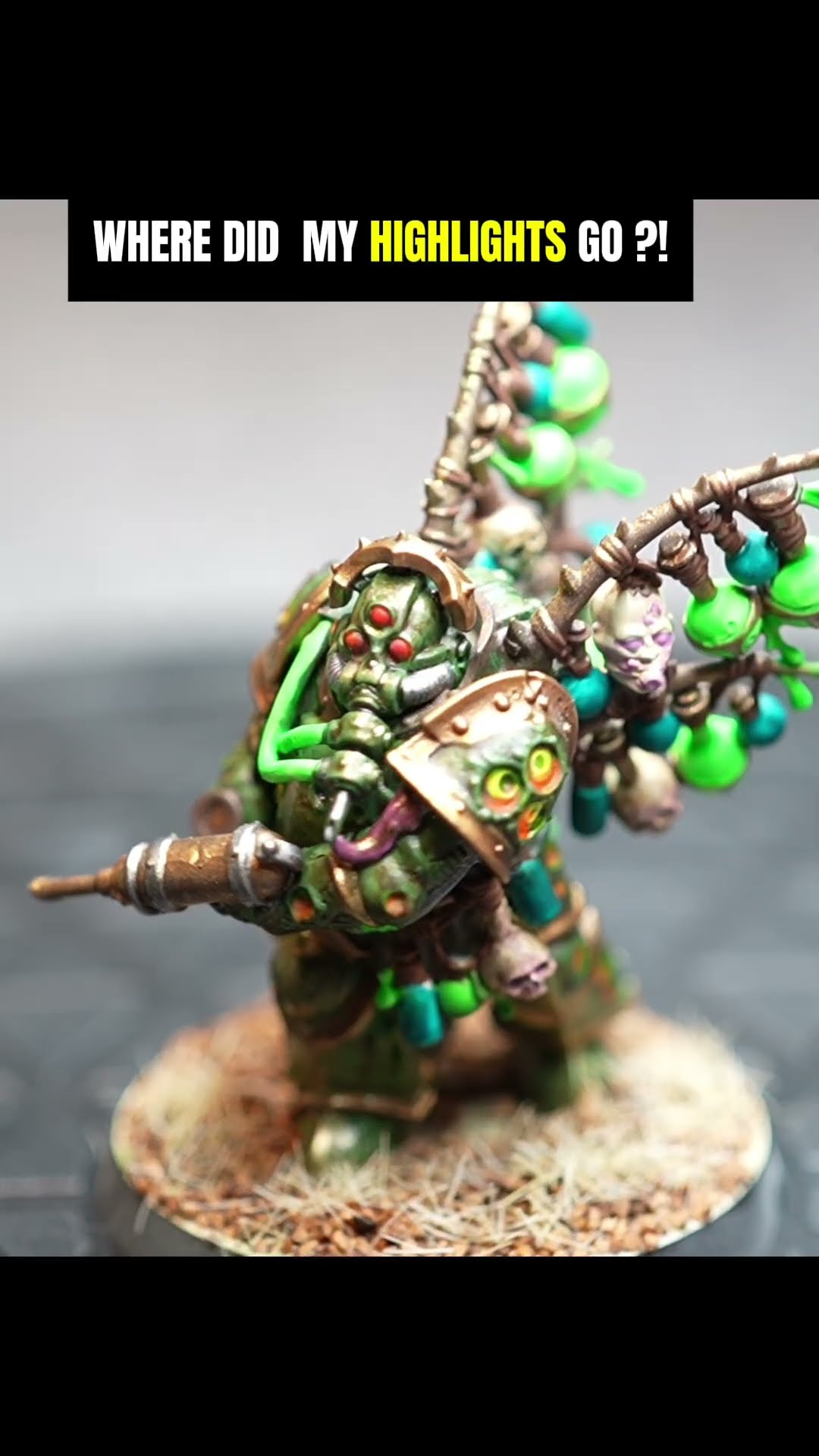 Short: I Ruined My First Warhammer Mini 😭 #miniaturepainting #warhammer40k — The Pigmentum