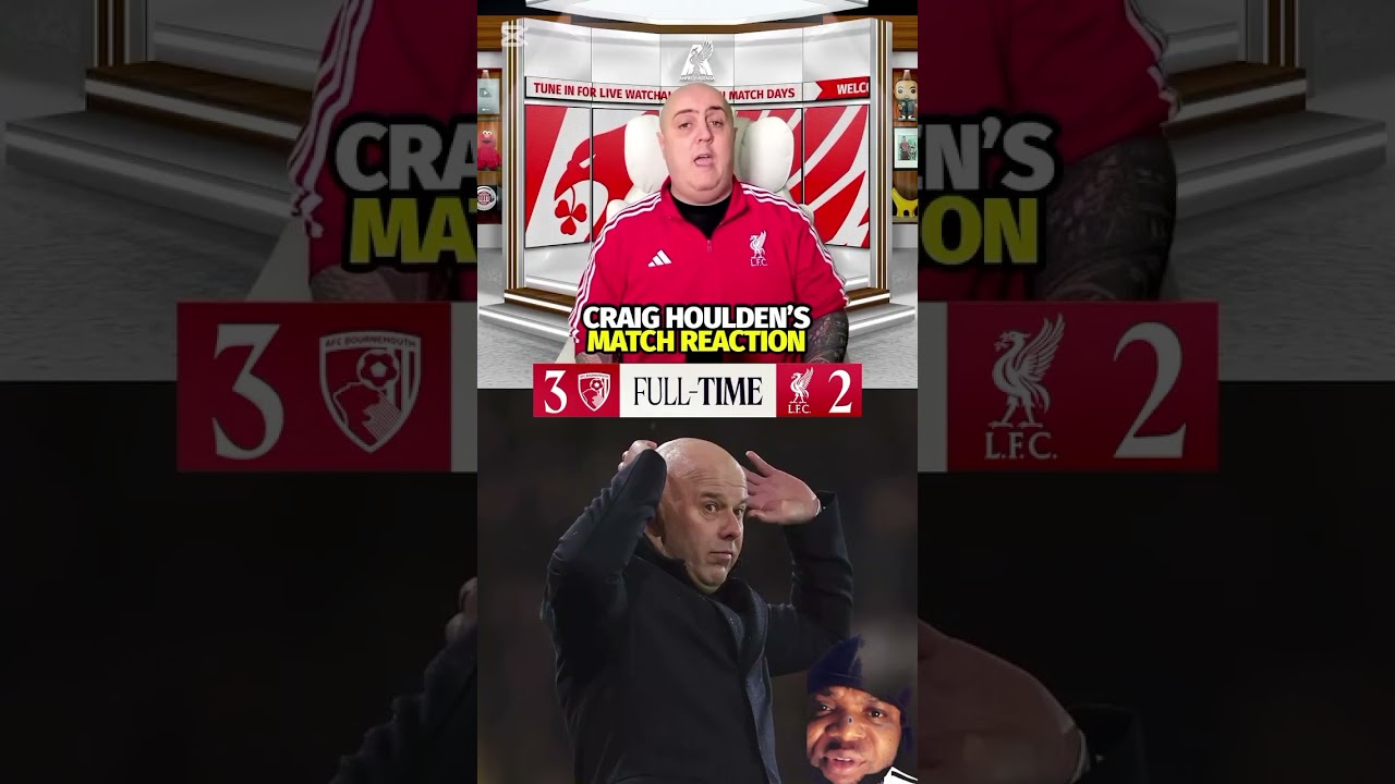 BOURNEMOUTH 3 - 2 LIVERPOOL (FANS  CRAZY REACTION)  - EPl 2025/2026