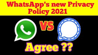 WhatsApp Privacy Policy Update Explained in bengali || WhatsApp vs Signal