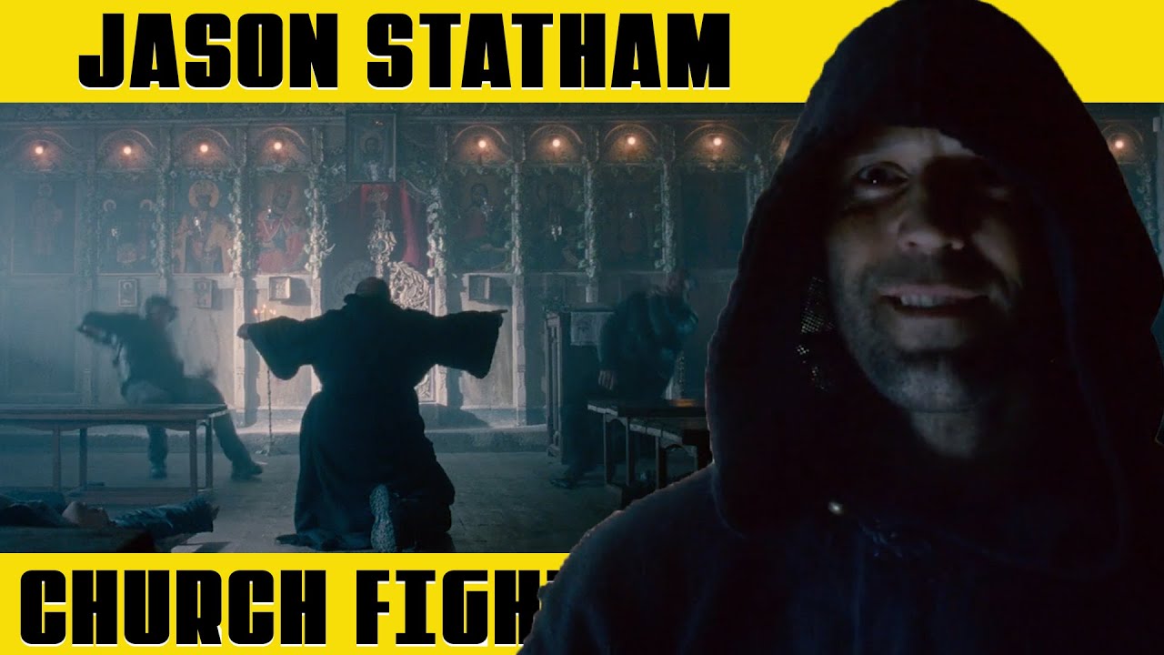 JASON STATHAM Fake Priest, Real Knives | THE EXPENDABLES 2 (2014)