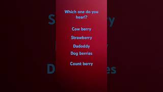 If you look at titles the answer is { strawberry}