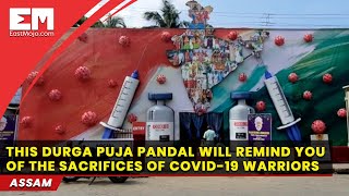 Durga Puja Pandals In Guwahati Pay Tribute To Covid-19 Warriors