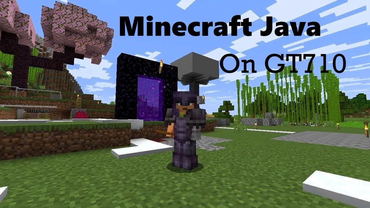 Minecraft java v1.21.11 on gt 710 ddr3 2gb - YouTube