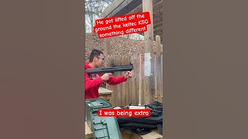 This #keltec KSG #lifted this man off his feet I was being #extra about the #50bmg #fyp #4k #range