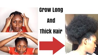 How To Properly Massage Your Scalp For Faster Hair Growth || Thicken Your Natural Hair In No Time