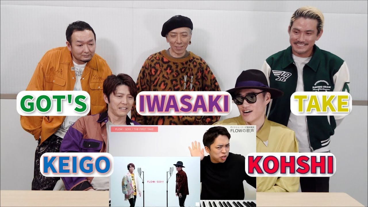 【FLOW - GO!!! / THE FIRST TAKE 】メンバーがしらスタさんの動画にリアクションしてみた！【Re:リアクション動画】