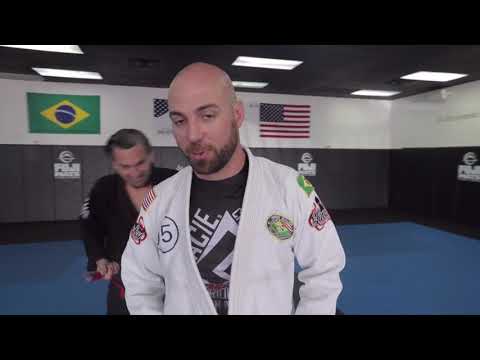 Jiu-Jitsu Defense to the Rear Choke From Behind While Being Dragged by Gracie Charlottesville
