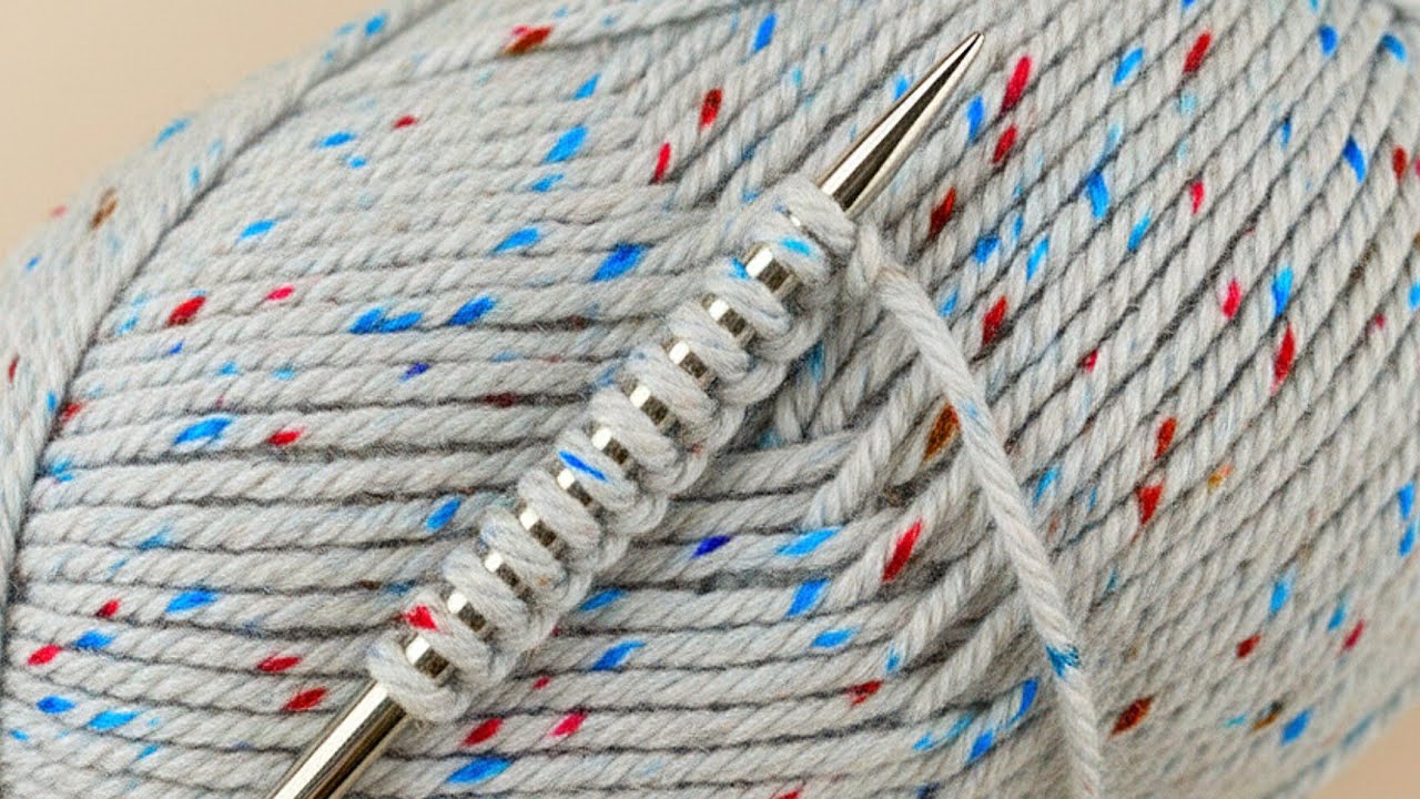 HAVE YOU EVER MADE THIS BEAUTIFUL 🩷 AND EASY KNITTING STITCH?