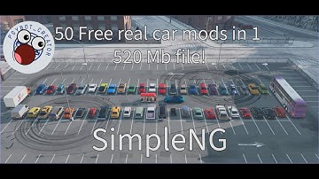SimpleNG 50 real car mods in BeamNG Drive!!