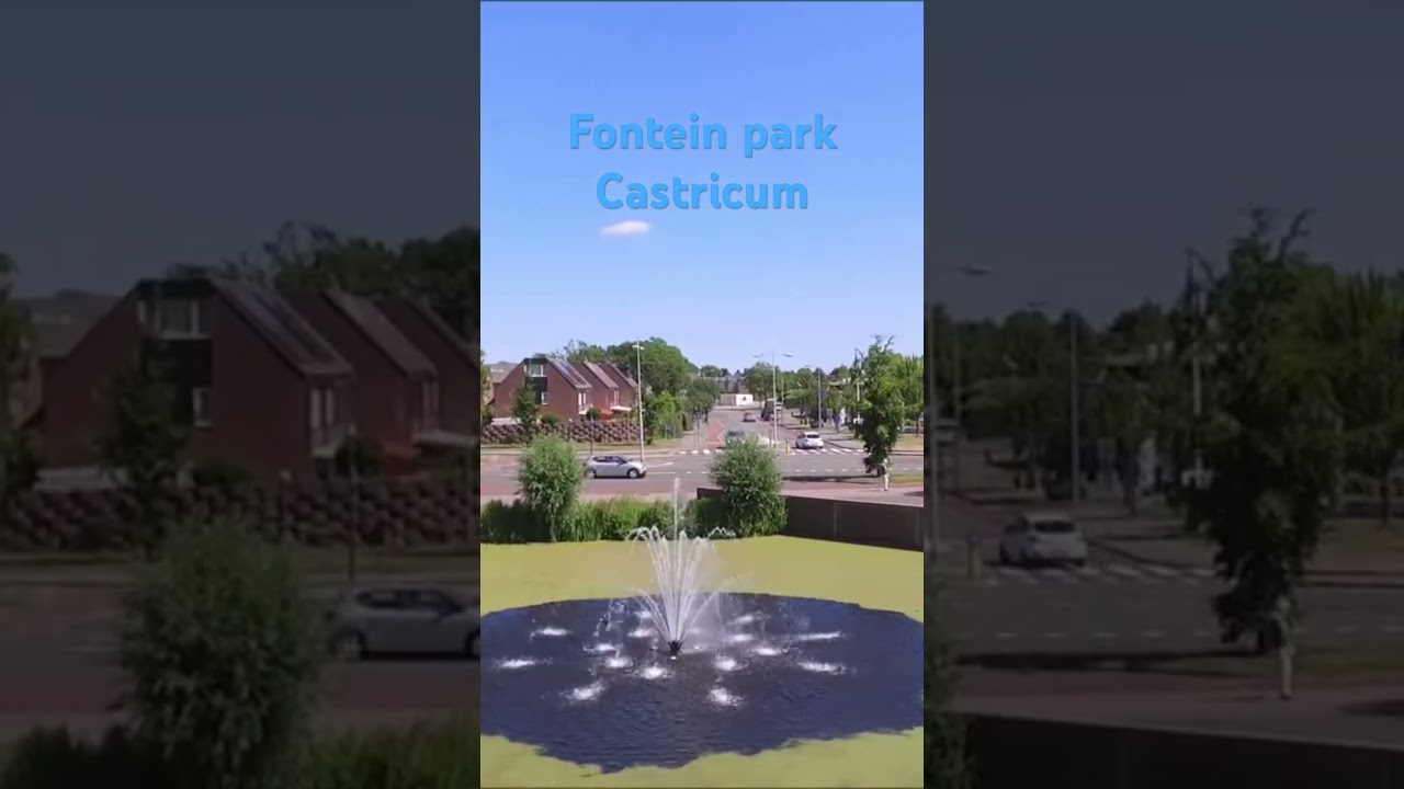 Uitjebak Festival bij de prachtige fontein in het park van Castricum! 🎉