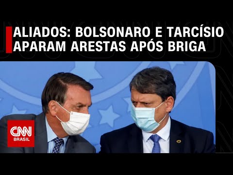Aliados: Bolsonaro e