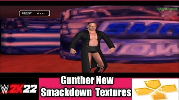 Gunther New Textures Wwe2k22 ppsp android