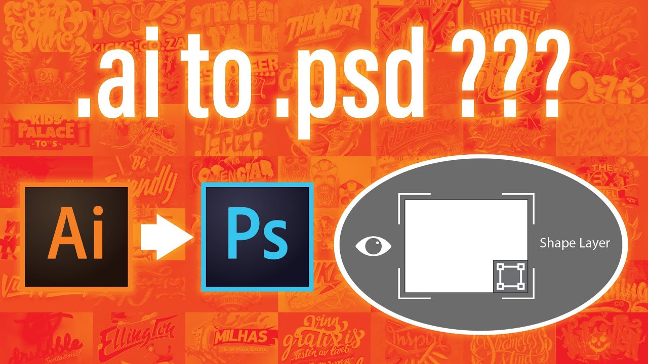 Update How to open Adobe Illustrator file in Photoshop with all editable layers - Tutorial