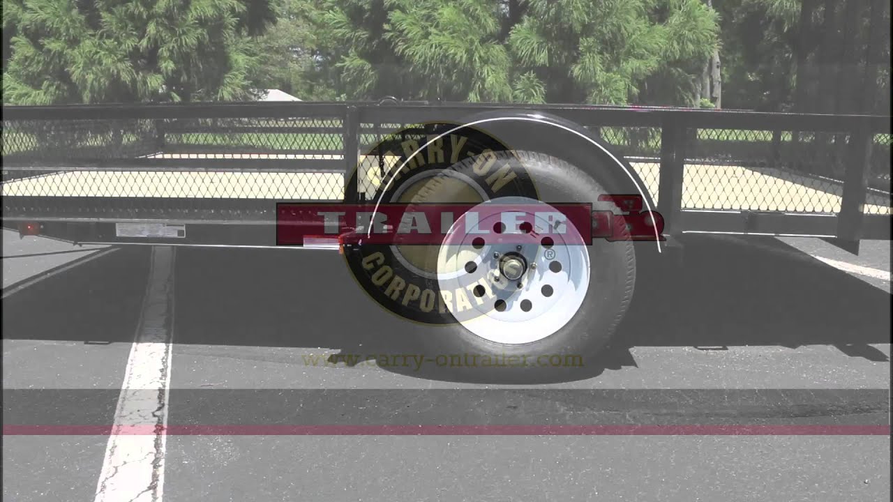 How To Check CarryOn Trailer Tires YouTube