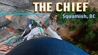 Passed By A Free Soloist | Climbing The Chief in Squamish BC