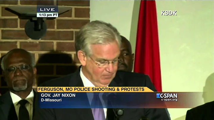 Missouri Governor Jay Nixon Ferguson Press Confere...