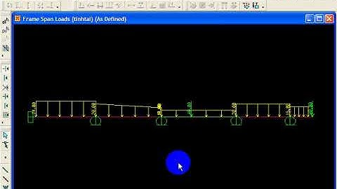 TIN HỌC ỨNG DỤNG SAP2000 VD DẦM LIÊN TỤC
