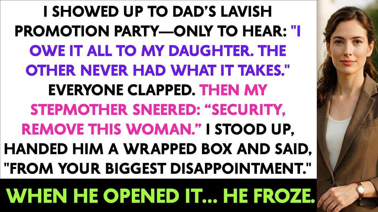 I Showed Up To Dad’ Lavish Promotion Party—Only To Hear: 