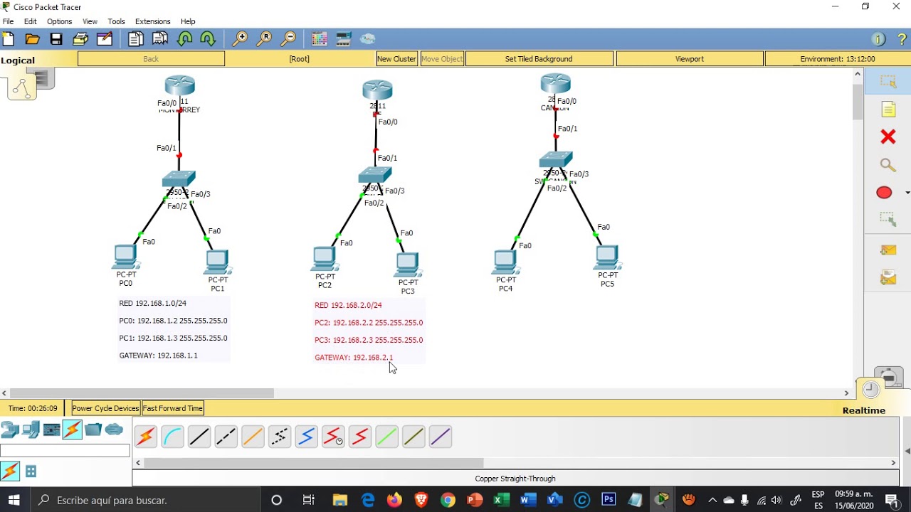 RUTA ESTÁTICA EN PACKET TRACER - YouTube