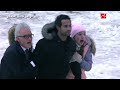 رامز جلال كريم فهمي فى مواجهة دب رامز تحت الصفر 