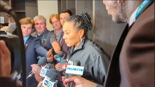 South Carolina's Dawn Staley Postgame Media After National Championship Loss to UCLA