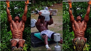 Natural African Bodybuilder- No Protein Powder  | Muscle Madness || African Natural