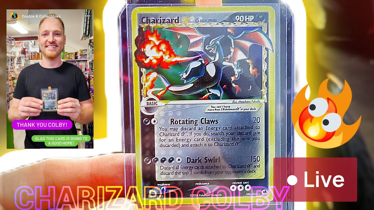 🔥 CHARIZARD GOLD STAR 🌟 LIVE Restoration! 4th of July 