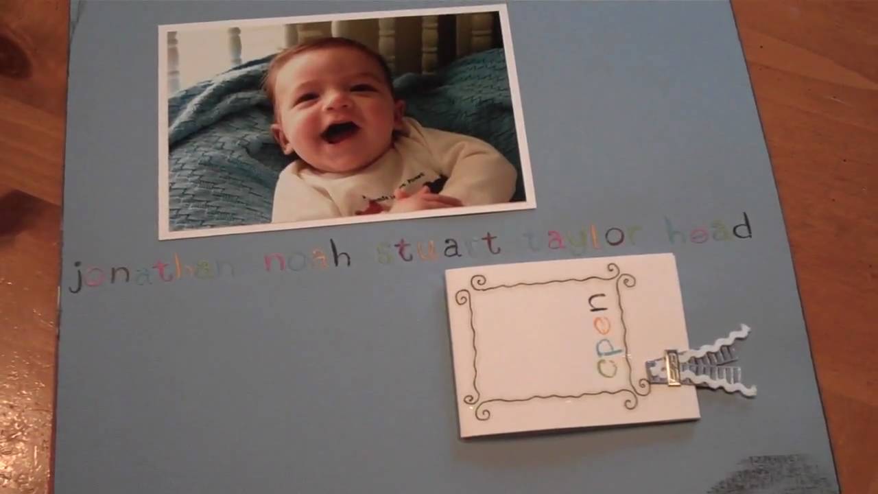 Baby Scrapbooking Layouts YouTube